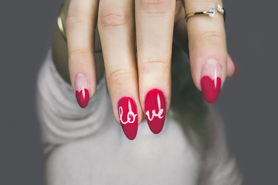 Rode nailart